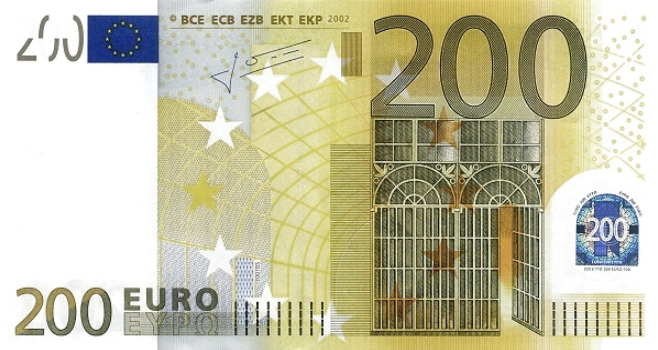 P13X European Union 200 Euro Year 2002 (Trichet)